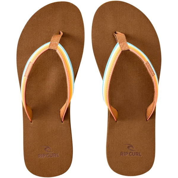 2026 Rip Curl Mujer Chanclas Freedom Bloom Con Punta Abierta 183WOT - Multicolor